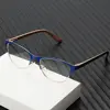 1PC Retro Half Frame Reading Glasses Unisex High-definition Hyperopia Eyewear Magnification Presbyopic Eyeglasses +1.0~+3.5 3