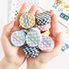 1pcs Checkerboard Masking Tape 15mm Multi Color Check Paper Washi Tape School Decoration Stickers for Diary Album A6996 2