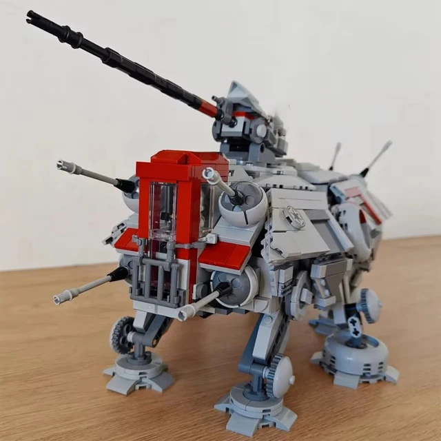 1082PCS Space War AT-TE Walker Building Blocks Utapau Campaign With 9 Figures Construction Bricks Toy Adult Kids Gift 2