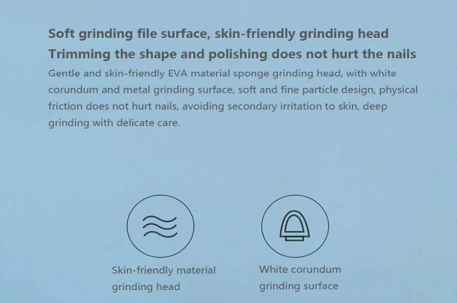 100% Original Xiaomi ShowSee Electric Nail trimmer Nail Polisher Nail Drill Machine Type-C Rechargeable Manicure Grinder