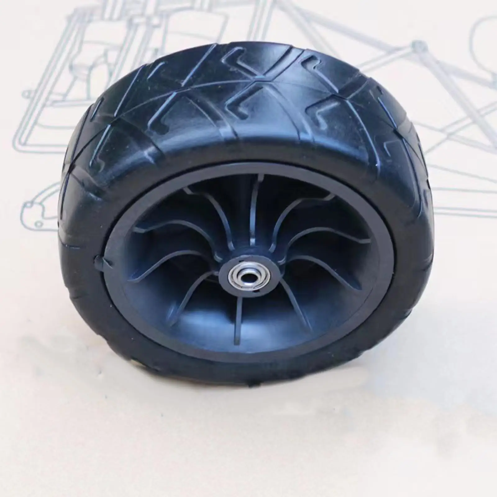 Replacement Wheel for Wagon Cart Hand Truck Outdoor Camping Wagon Accessory