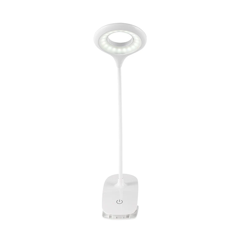 LED Desk Lamp Clip on Type USB Charging With Built In Lithium Battery Touch Dimming Student Learning Reading Table Lamp 2