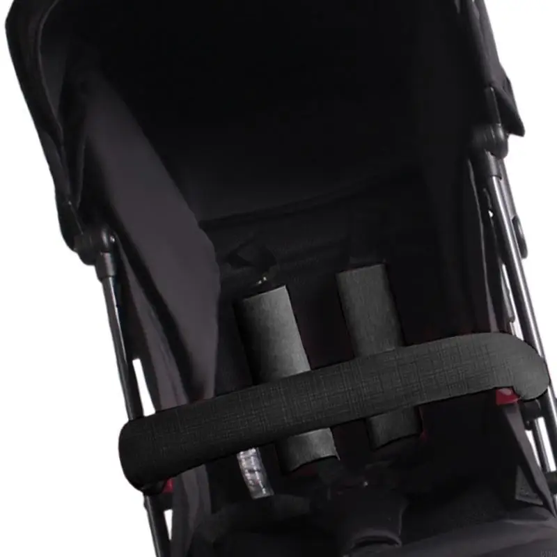 K1MA Baby Kinderwagen Armlehnenhülle Pushchair Zaun Schutzschutzzubehör Set sabbertes Handtuch für Säuglinge gebissen – Detail 9