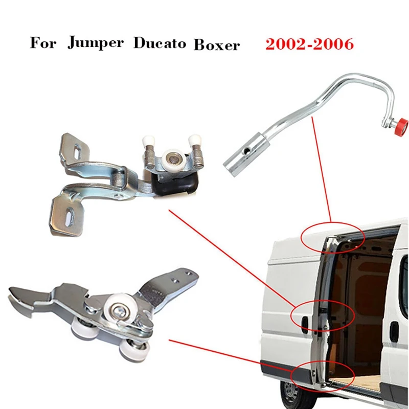 

Car Lower Middle Upper Sliding Side Door Roller For Fiat Ducato Peugeot Boxer Citroen Jumper 2002-2006 Right Side