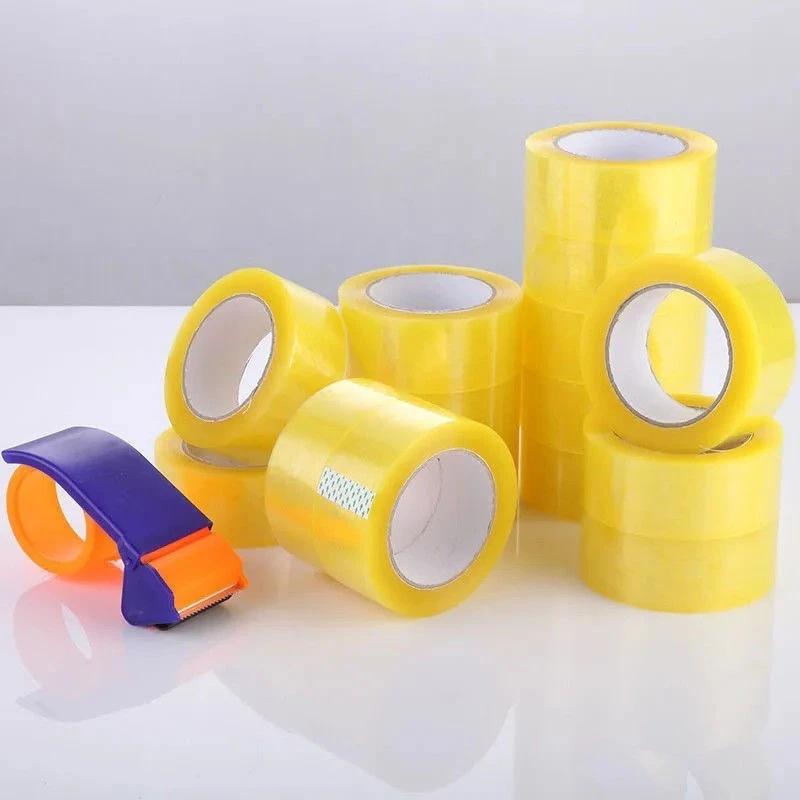 High Viscosity Clear Packing Tape - Strong Adhesive for Sealing, Mounting & Fixing