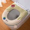 2025 New Home Winter Toilet Mats Cushion Cute Bear Warm soft Toilet Seat pad Cover Four Seasons Universal WC cape Potty case 1
