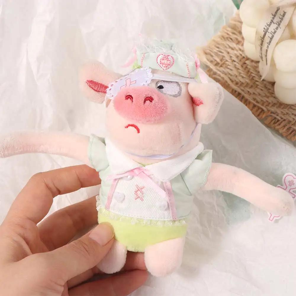 Dress Up 10CM Doll Clothes Pretend Play Cotton Doll Dolls Clothing Set Outfit Changing Kawaii Doll Nurse Uniform Replacement