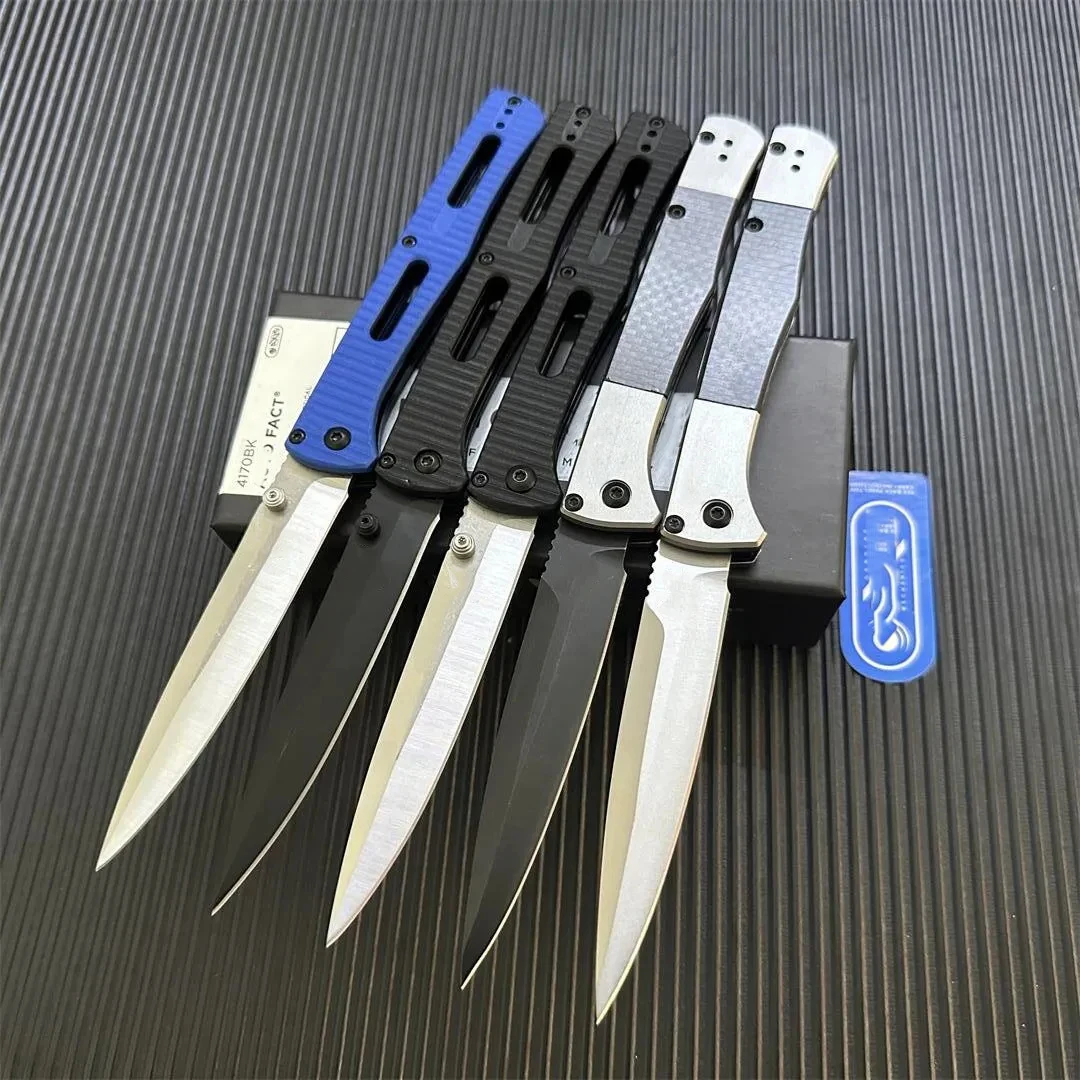 

BM 417/4170BK AU/TO FACT Folding Blade Knife Fast AUT Opening Outdoor Rescue Cutting EDC Hunting Camping Sharp Knives