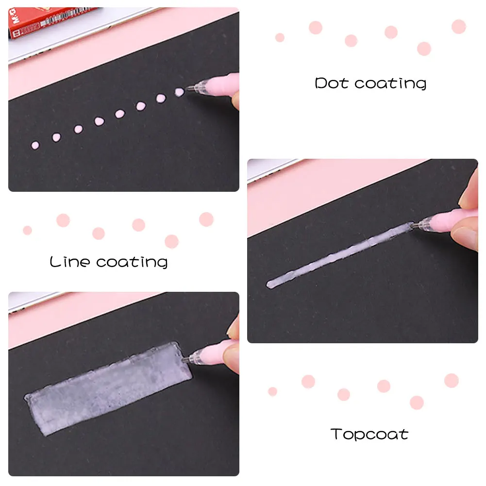 Glue Pen Solid Glue Stick Pen-shaped Handmade Glue Pen Dot Candy Color Quick-drying High Viscosity Students Scrapbook Stationery 5