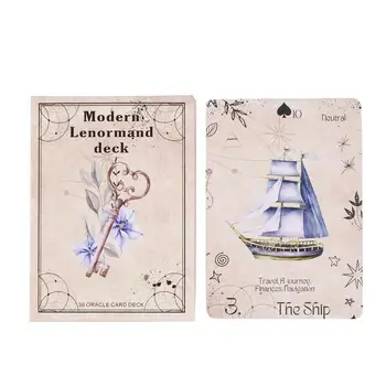 Modern Lenormand Oracle Cards Divination Tools Fortune Telling Tarot Cards Standard Tarot Decks for Board Game Fate Divination 1