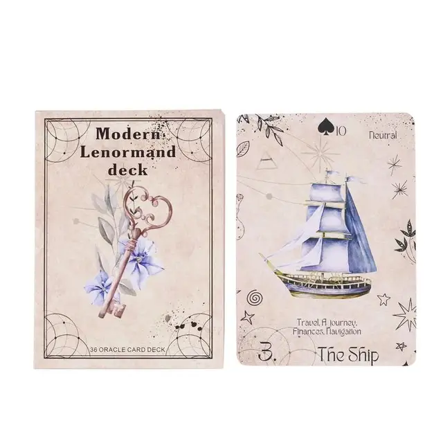 Modern Lenormand Oracle Cards Divination Tools Fortune Telling Tarot Cards Standard Tarot Decks for Board Game Fate Divination 1