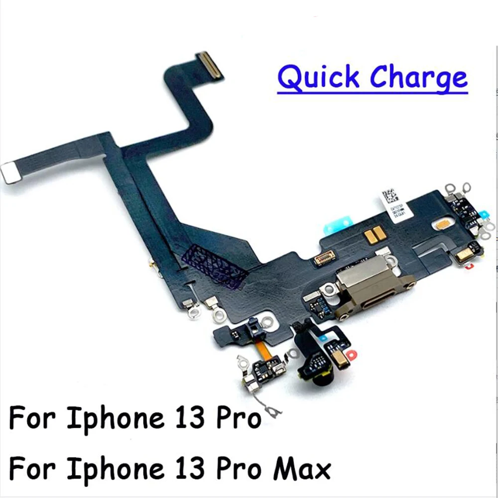 

Для Iphone 13 Pro MAX USB зарядный порт док-разъем плата гибкий кабель док-разъем соединительные части с Micro