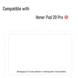 Premium Tempered Glass Screen Protector - Paperlike, Damage - Proof, Anti - Scratch HD Film (2 - Pack) (2P - Honor Pad 20 Pro)