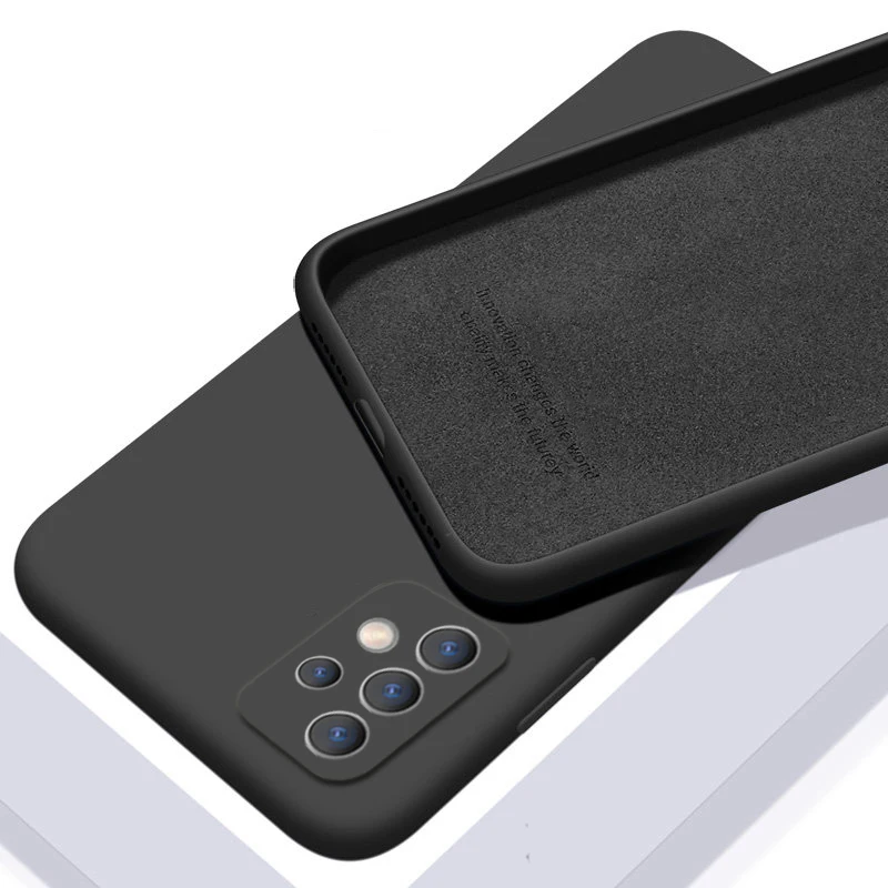 Luxury Original Liquid Silicone Soft Phone Case Cover