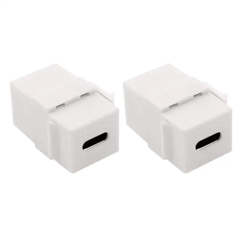 

Вставки USB C Keystone Jack, вставка USB 3,1 Type-C «Мама-мама», вставка «Мама-мама» Keystone, легкая быстрая скорость 5 Гбит/с