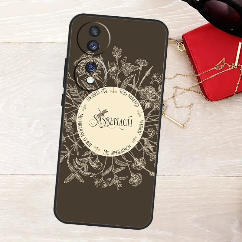 Sassenach Dragonfly Phone Case - Elegant Design