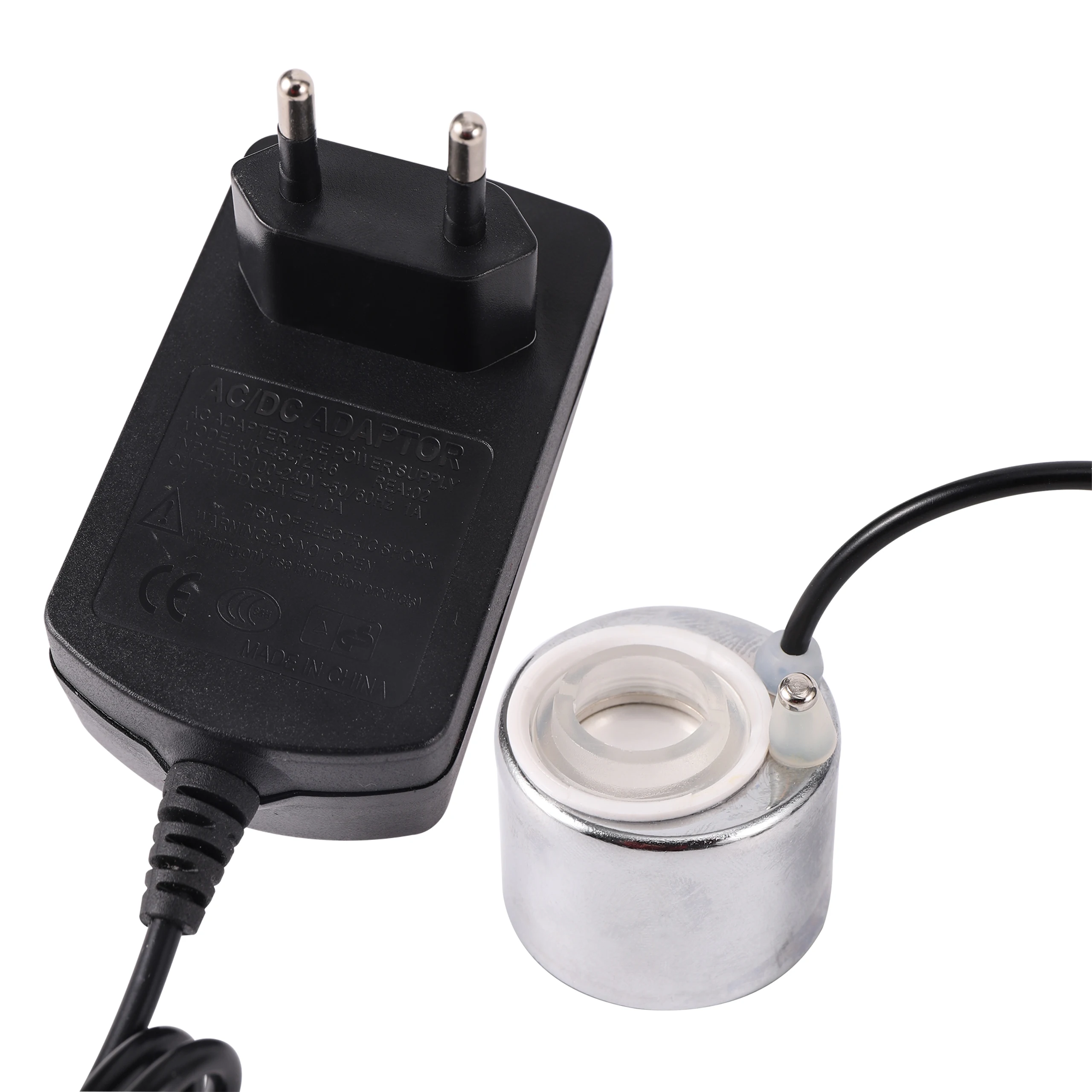 미니 초음파 가습기 24V 안개 제조기 안개 분무기 분수 물고기 탱크 연못 분무기 헤드 공기 가습기 및 플러그