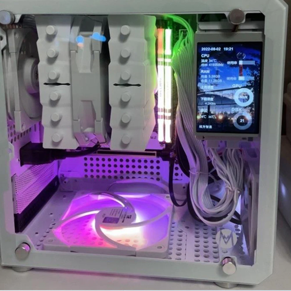  USB cŸ µ ͸ ˷̴ ձ DIY ǻ , CPU GPU RAM HDD 360 ȸ 3.5 ġ IPS Windows