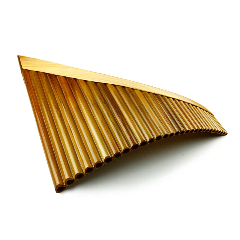 29 Pipes G Key Reed Pan Flute Traditional Romanian Woodwind Instrument Bamboo Handmade Pan Pipe With Bag