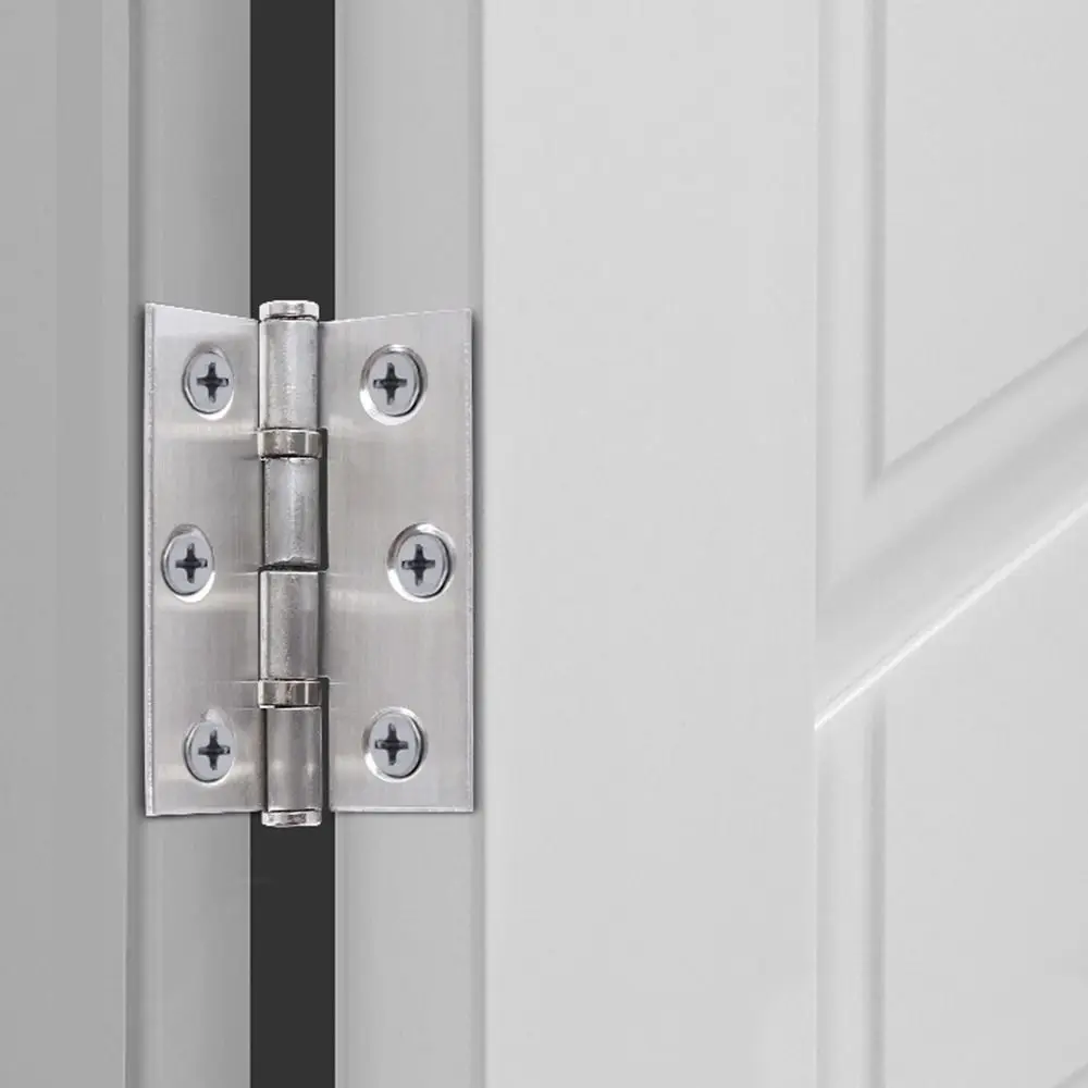 Stainless Steel Hinges Door Hinges 1Pair/2Pcs Window Accessories Door Hinges 270 Degree with Screws Cross Hinge Stainless Steel Mute Silience Furniture Hardware