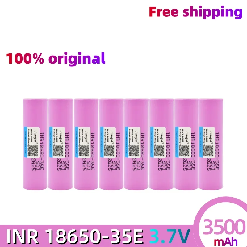 2023 Nuovo Originale Voor Samsung 18650 3500Mah 20A Ontlading Inr18650 35E 1-10Pcs 3.7V Li-Ion Batteria Ricaricabile