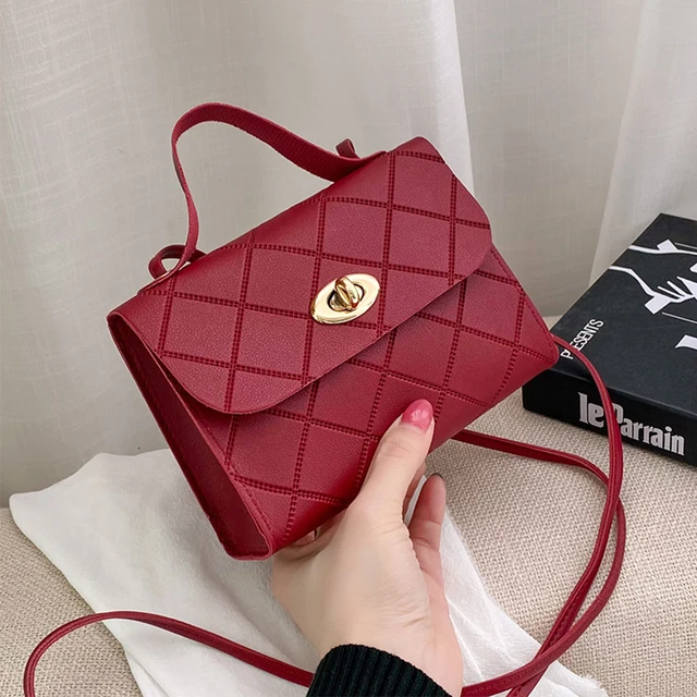 Small Messenger Bag For Women Trend Female Shoulder Bag Fashion Ladies Crossbody Bags Handbags Red