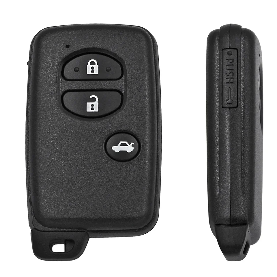 ontto Autosleutelhoes compatibel met Toyota Auris Camry RAV4 Avalon Yaris Verso Noah Alphard 2012-2018 afstandsbediening cover TPU sleutelhoes sleutelhoes sleutelbescherming etui lila zwart
