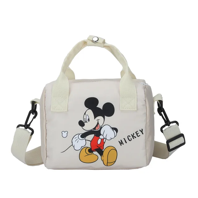 2022 New Disney Shoulder Bags Cartoons Mickey Mouse Nylon Bag Women Messenger Bag Cute Anime Fashion Handbag Gifts for A Girls 12