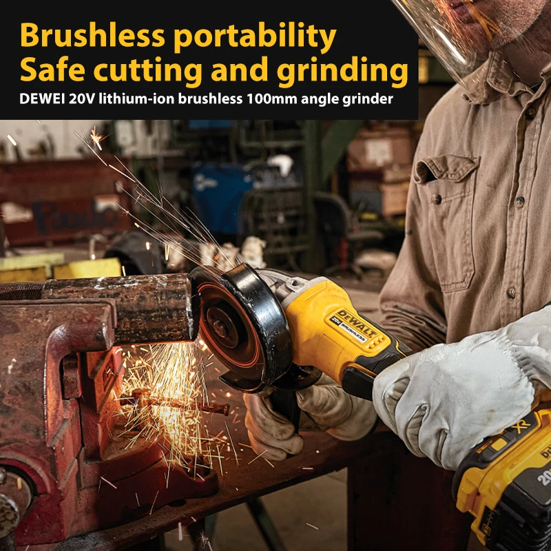 Dewalt DCG406 125MM 9000RPM Brushless Angle Grinder Cordless Cutting Machine Impact Polisher Machine For Dewalt 20V Battery 2