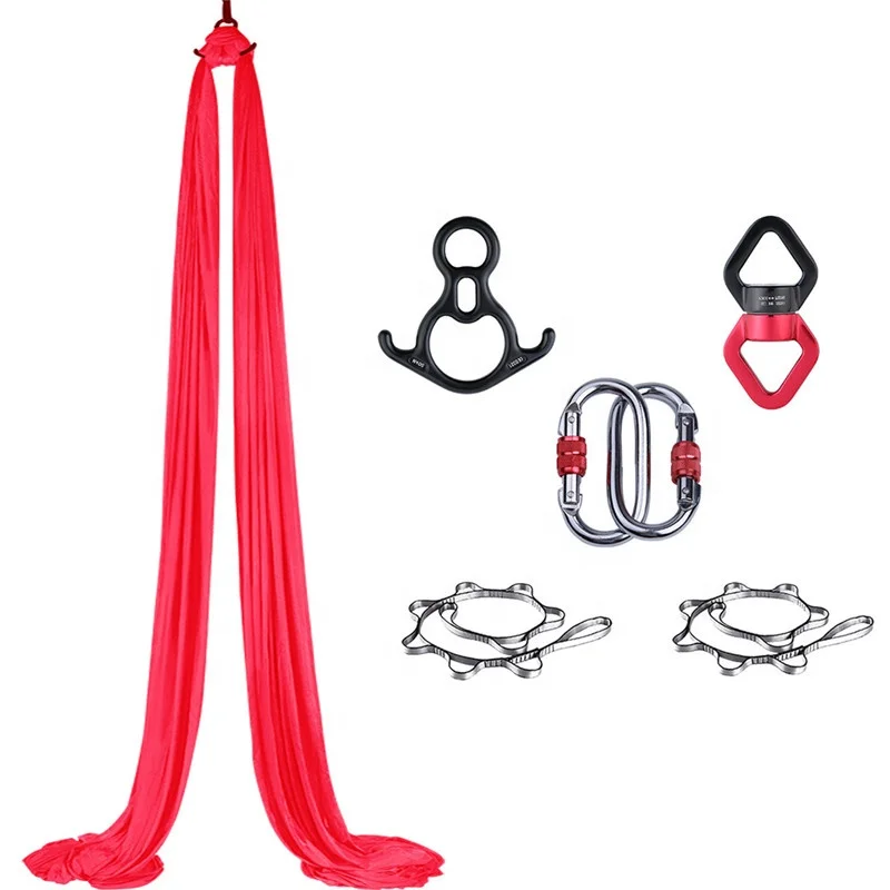 

Ready To Ship 8 Meter Long Soft Silk Flying Aerial Yoga Hammock