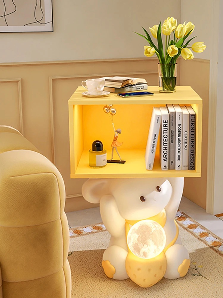 Home Decor Cute Rabbit Bedroom Bedside Table Children's Living