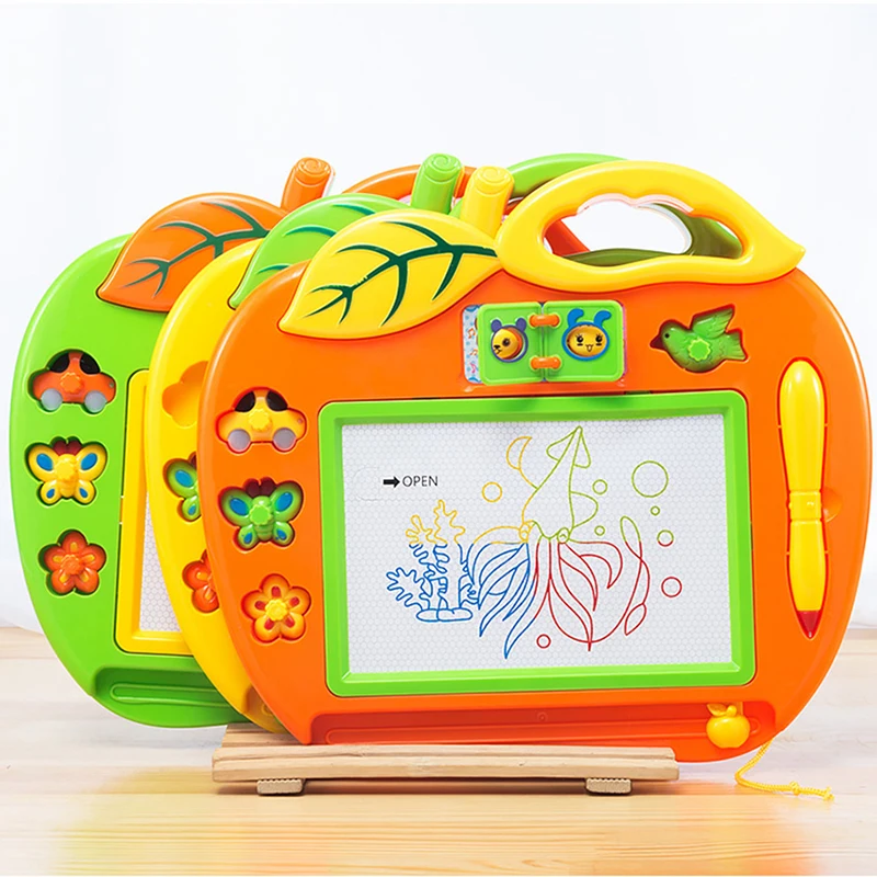 Magic Slate Color Small Format Cartoon Erasable Doodle Writing Drawing Painting Board Pad