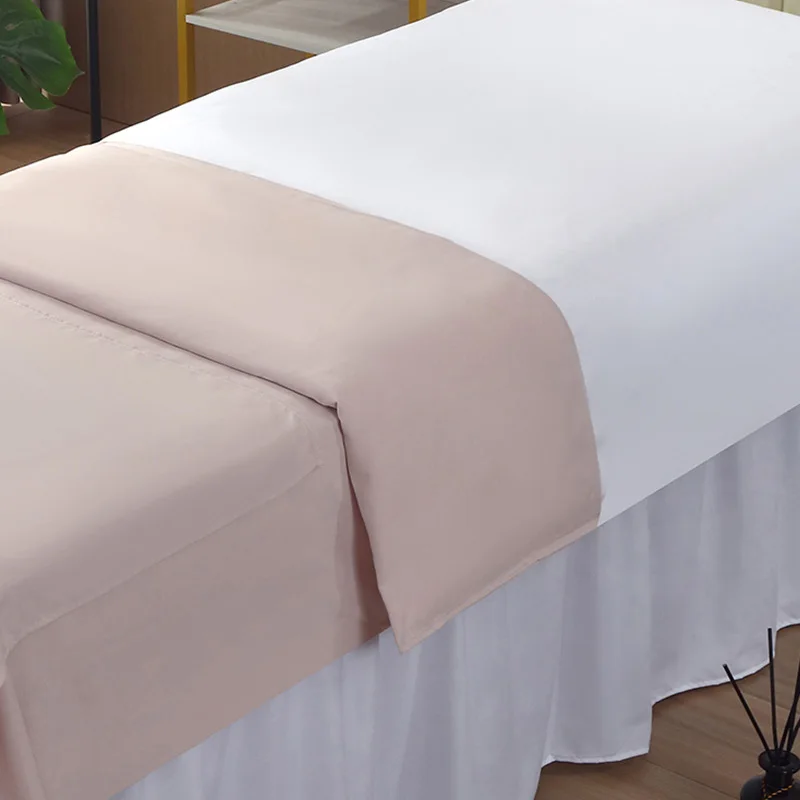 Velvet Opening Hole Quick Dry Washable Salon Spa Massage Therapy Beauty Bed Cover Bed Sheet Protector Cover Massage Bed Covers 4
