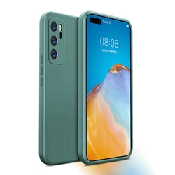 Liquid Silicone Fashion Phone Case Cover - Elegant Protective Accessories - Mate 50 (Pine Green)