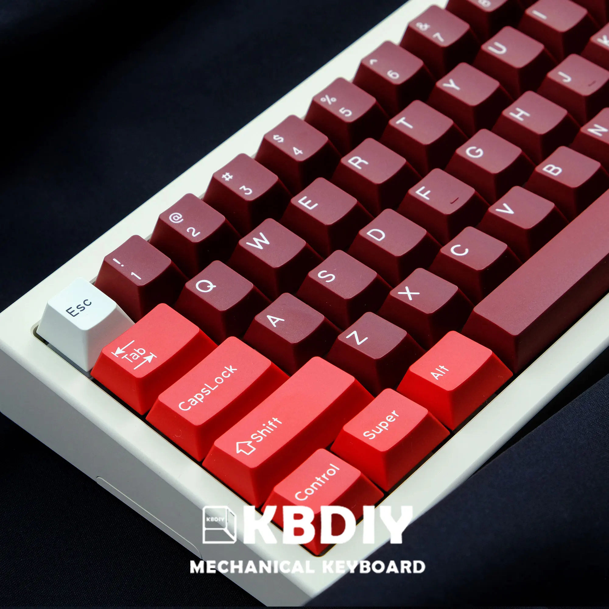 Kbdiy Vermelho Gmk Jamon Keycap para Teclado Mecânico Jogo Cereja Perfil Double Shot Iso Pbt 177 Teclas Faça Você Mesmo Personalizado Gmk67 61 64 68 87 - Imagem 6
