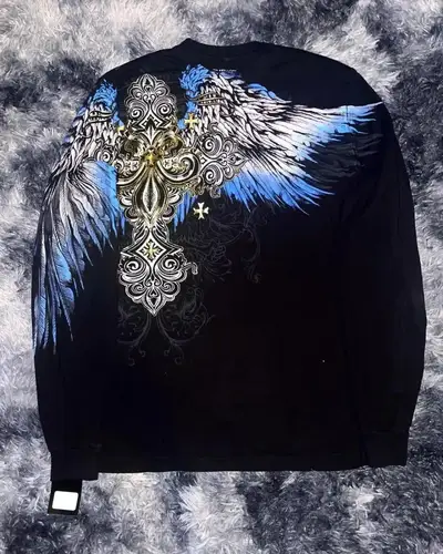 Fashionable Men's Autumn Personalized Skull Letter Print Micro Elastic Comfortable Long-Sleeved T-Shirt Outdoor Street Style Top - Image 12