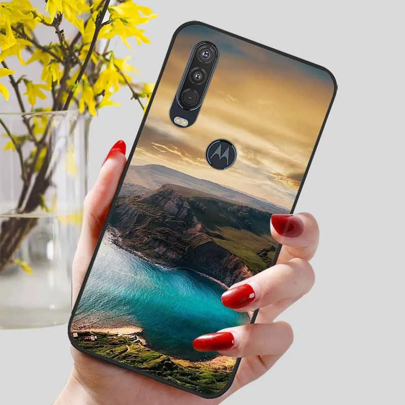 Landscape Printed Shockproof Silicone TPU Soft Cover Protector and Bumper Case