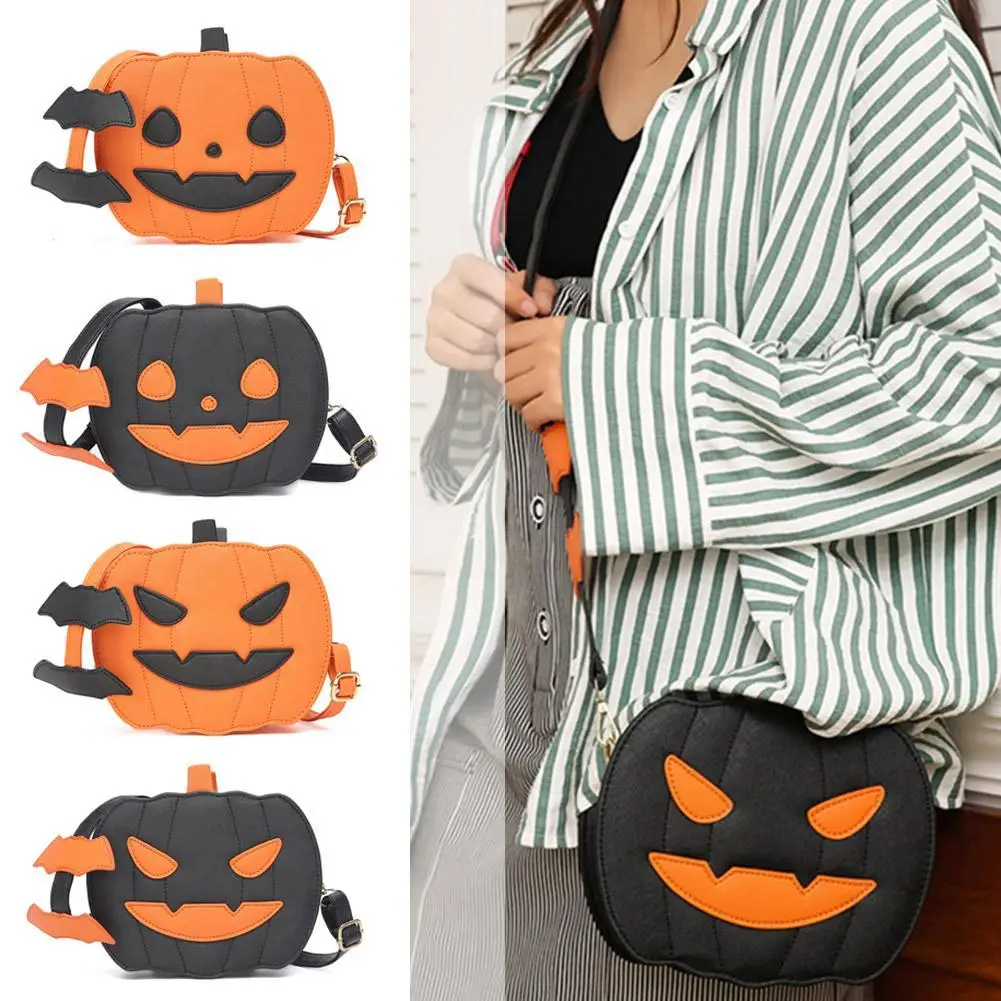 

Fashion Pumpkin Halloween Fun Shoulder Underarm Harajuku Tote Bag Crossbody Ladies Bags Purses Bagutte Handbags Women 2024 New