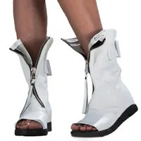 2025 printemps automne nouvelles femmes sandales Simple confort femmes chaussure polyvalent léger femmes bottes simples décontracté femmes chaussures en cuir 5
