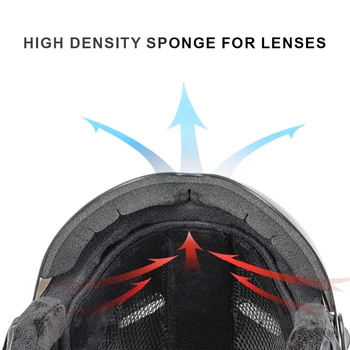 Skiing Helmet With Goggles Winter Outdoor Sports Safety Ski Helmet Snow Snowboard Skateboard Helmet For Women Men Kids 5