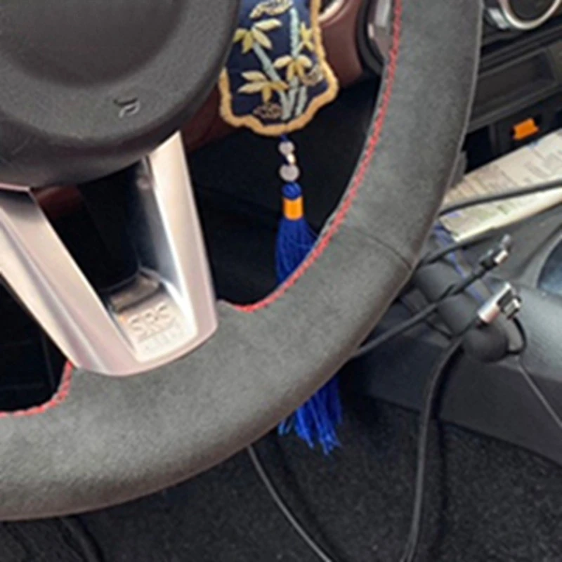 Coprivolante Accessori Auto Coprivolante per Auto Sportiva in Pelle