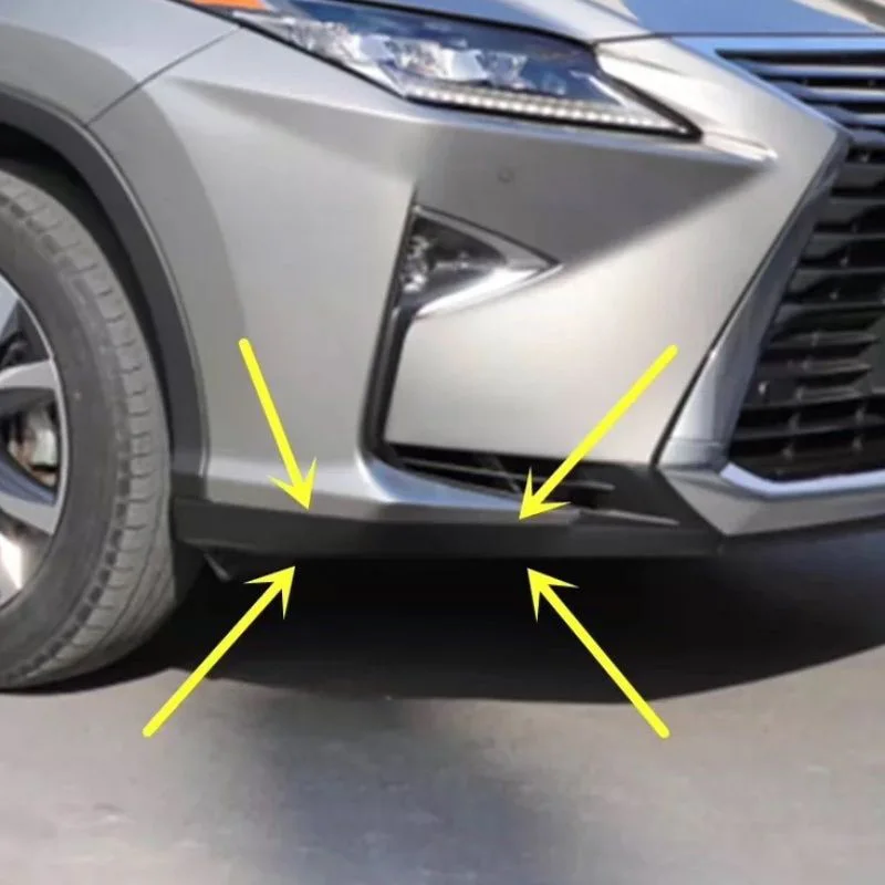 자동차 앞 좌측 또는 우측 범퍼 트림 플레이트 랩 코너 각도 Lexus RX RX200t RX300 RX350 RX450H 2015 2016 2017 2018