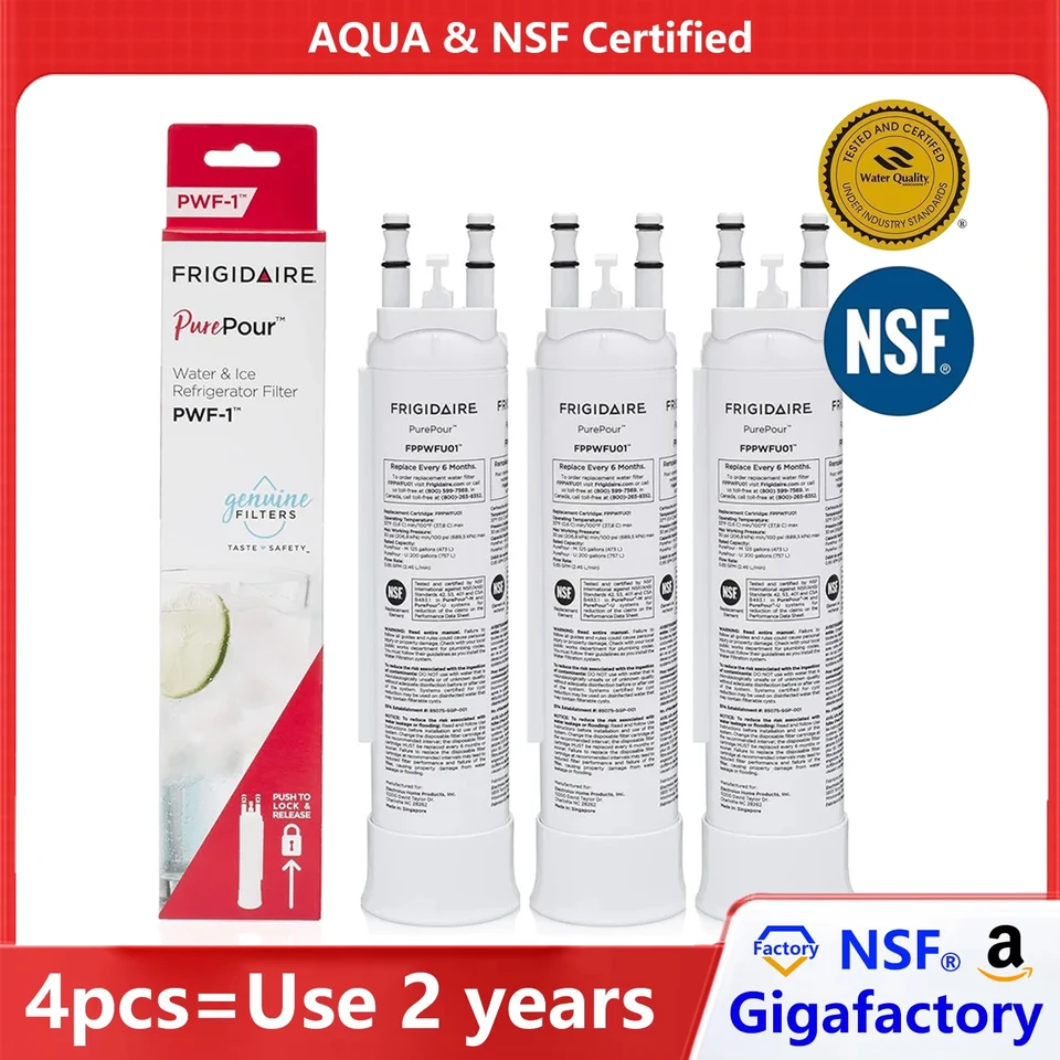 Genuine NSF Certified Refrigerator Water Filter FPPWFU01