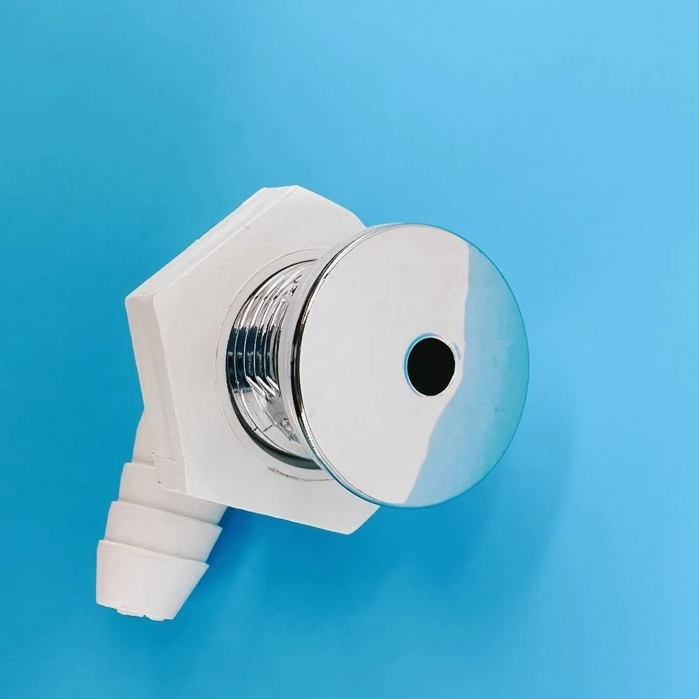 Description Picture 6 of itemΦ8mm Nozzle 25mm Cover Curved Bathtub Bubble Nozzle Chromed Cap PVC Base Hot Tub Air Jet Massage Bathtub Jet Nozzle