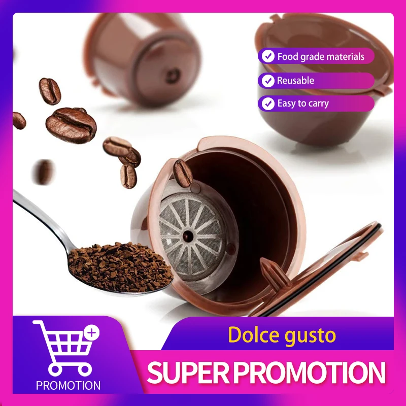 

6 шт., многоразовые колпачки для кофейных капсул, 107,6*53,5*35,5 мм