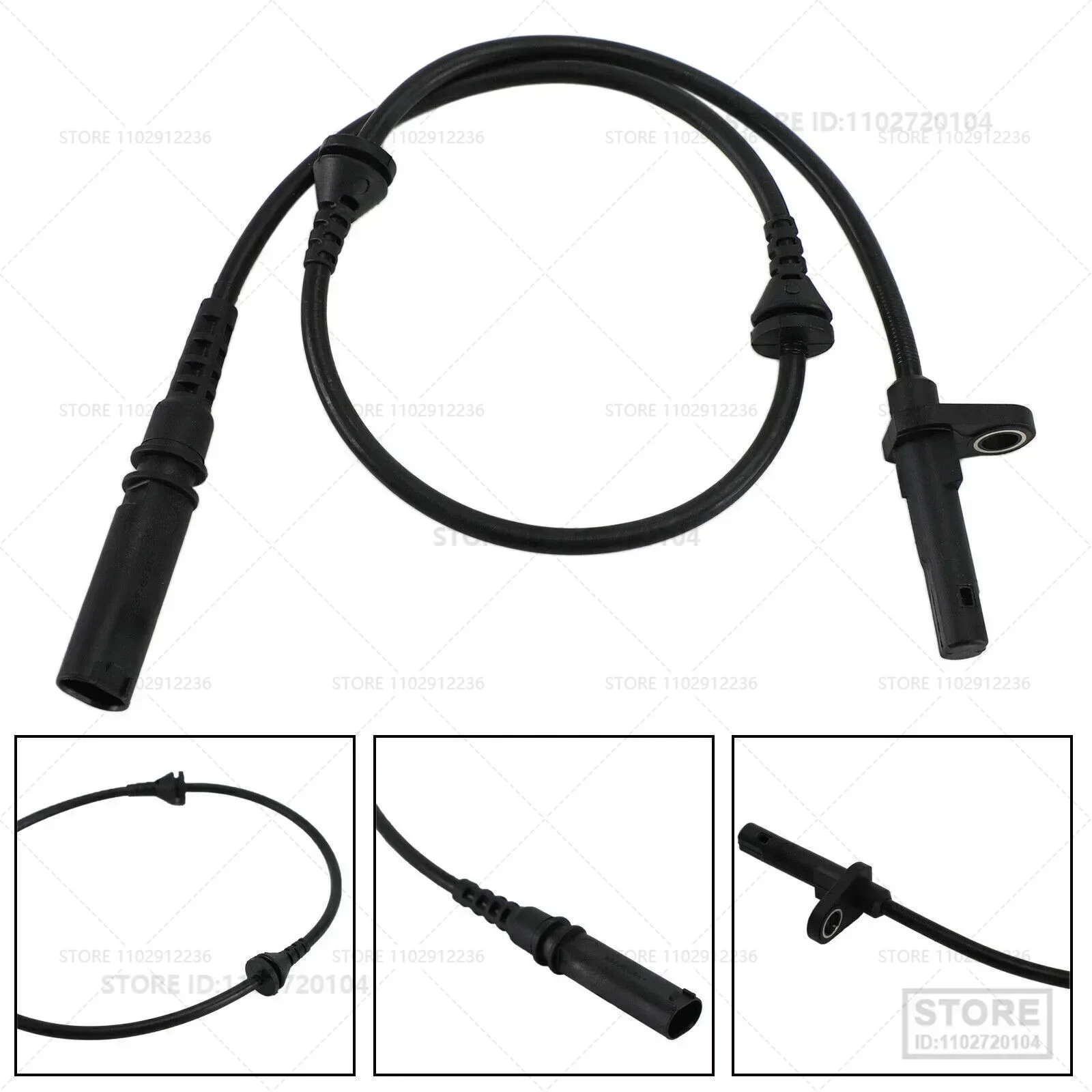 ABS Speed Sensor 34526771776 34526771777 For 2010-BMW X5 X6 M/Hybrid (E70 E71 E72 F15 F16 F85 F86)