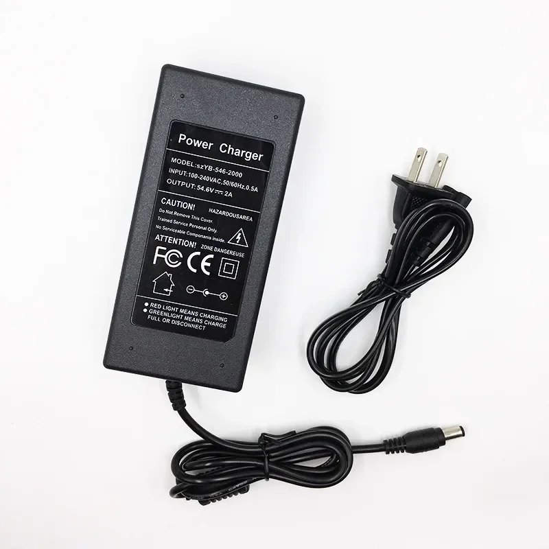 54,6 v2a Ladegerät Elektro fahrrad Lithium Batterie ladegerät für 48V Li-Ionen Lithium Akku EU/US Stecker 48 v2a Ladegerät hohe Qualität