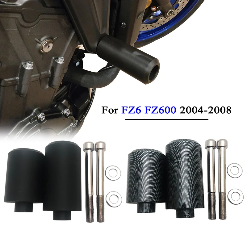 

For Yamaha FZ6 No Cut Frame Sliders Crash Falling Protection Engine Protector FZ600 2004-2008 2006 2007 Motorcycle Accessories
