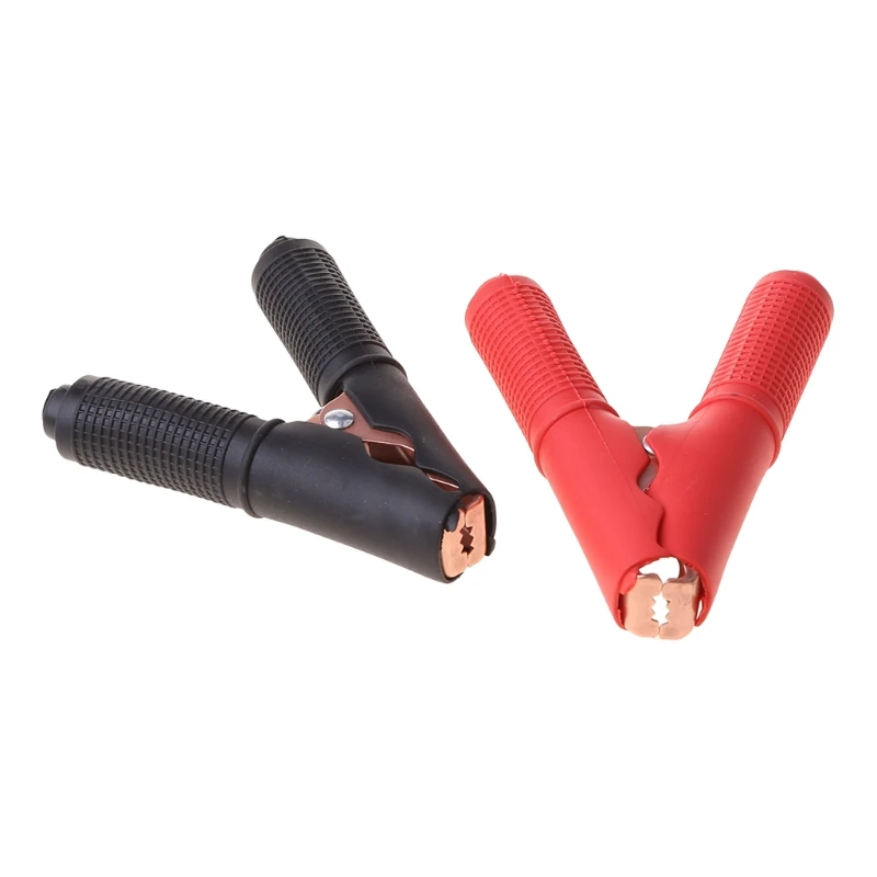 Caricabatteria Per Veicoli 2 Pezzi Per Morsetto A Clip Per Test Booster Coccodrillo Coccodrillo