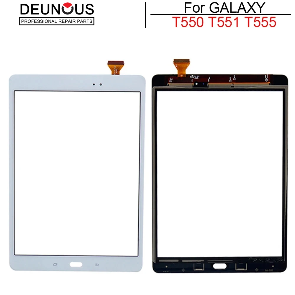Nuovo 9.7 "Per Samsung Galaxy Tab A 9.7 Sm-T551 Sm-T555 T550 T551 T555 Touch Screen Digitizer Sensore Pannello Di Vetro